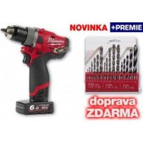 Milwaukee M12 CDD-602X + 2x 6,0 Ah, návod a manuál