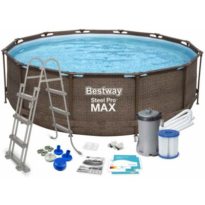Bestway Power Steel Frame Rattan 3,66 x 1 m 56709BSS návod a manuál