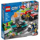 LEGO® City 60319 Hasiči a policejní honička návod a manuál